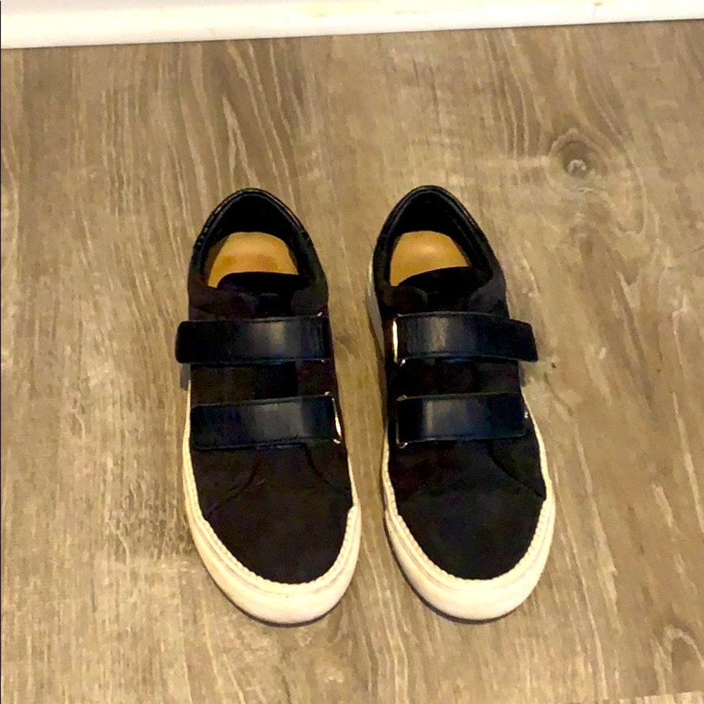 Navy Suede Loafers
